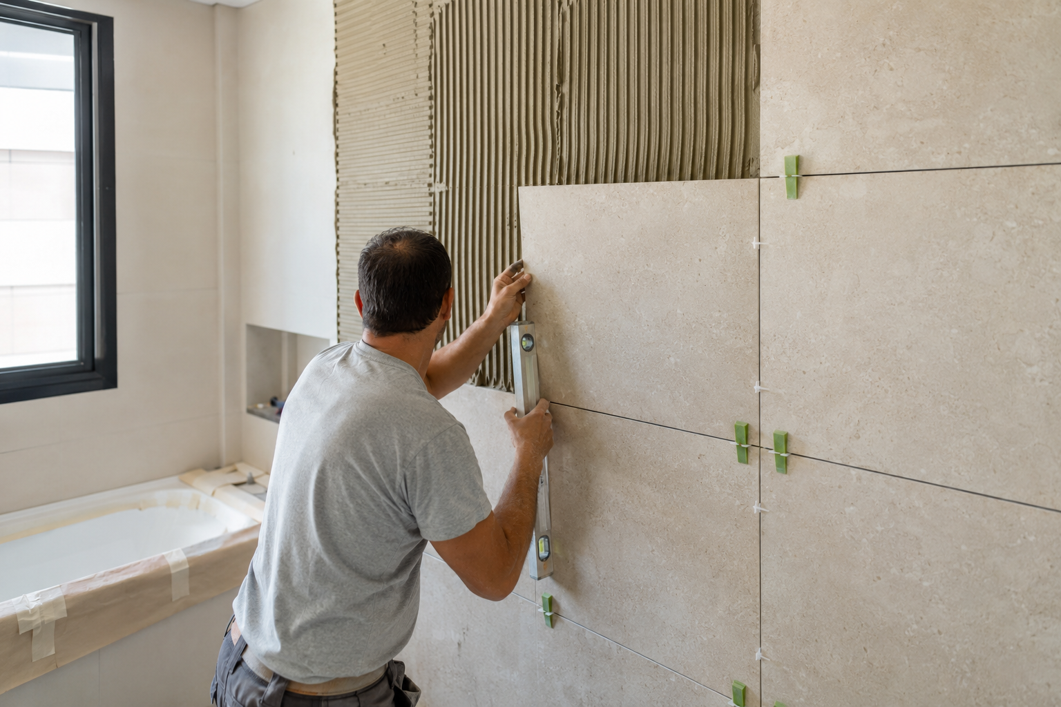 colocacion azulejos reforma bano